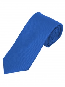 Corbata de caballero de superficie acanalada Azul
