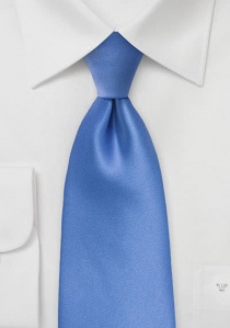 Corbata azul brillo lisa