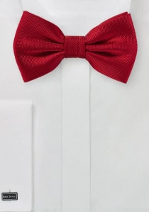 Corbata rojo bordado gofre