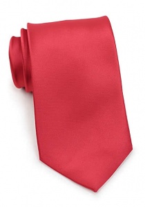 Corbata de microfibra Moulins en rojo brillante