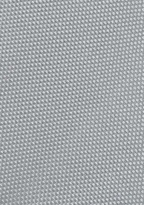Corbata gris claro bordada