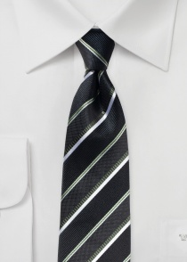 Elegante corbata para hombre con patrón de rayas