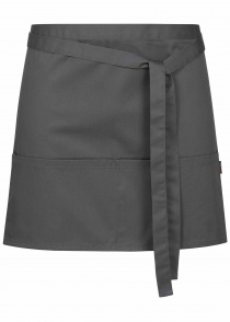 Precorbata gris oscuro con bolsillos (unisex)
