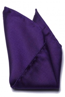 Cavalier bufanda monocromo acanalada violeta