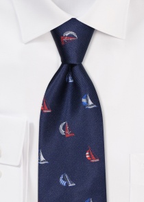 Corbata de negocios decoración vela azul marino