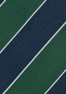 Classic Safety Tie Stripe verde marino