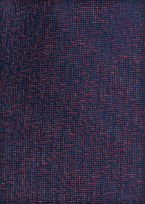 Corbata de negocios azul marino rojo jaspeado