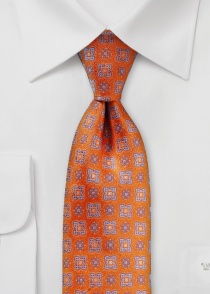 Corbata de adorno estilo naranja