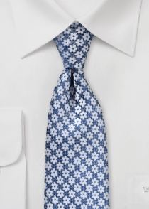 Corbata Business Azul Paloma Estampado Floral