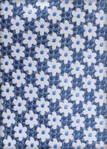 Corbata Business Azul Paloma Estampado Floral