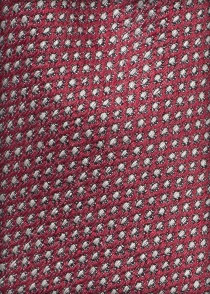 Pajarita de caballero con lana rojo burdeos