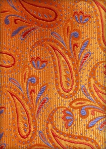 Pajarita - Paisley Pattern naranja