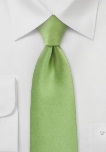 Corbata verde lisa niño