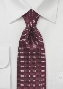 Corbata cuadrícula red metal