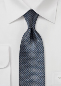 Set de corbata Lattice Decor azul marino