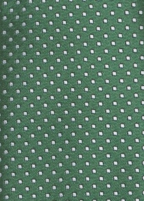 Corbata puntos verde esmeralda