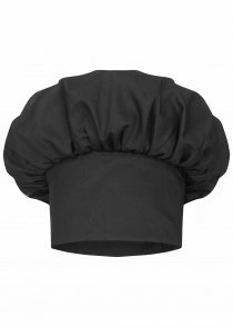 Gorro de cocinero clásico en negro