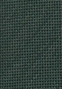 Corbata estrecha verde oscuro lana