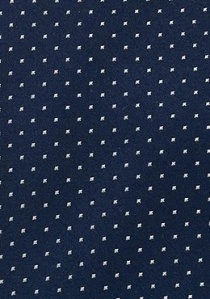 Kinder-Krawatte Pünktchen-Dessin nachtblau
