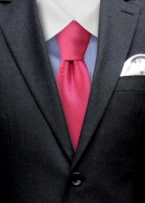 Corbata delicados lunares rosa