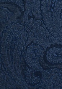 Pañuelo de bolsillo paisley azul marino