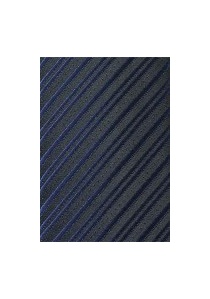 Corbata de negocios con estructura de líneas azul