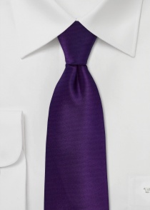 Corbata con estructura acanalada (violeta)