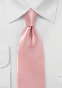 Corbata rosa claro lisa