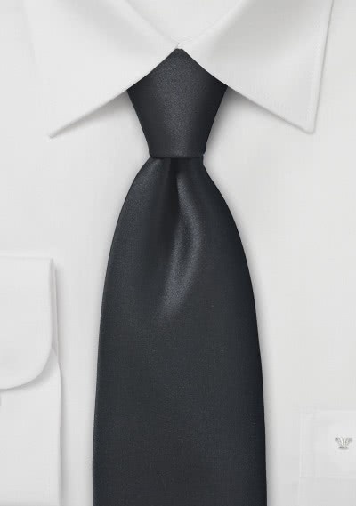 Corbata negra lisa | Corbatas.es