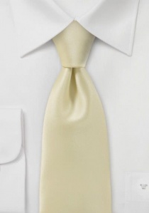 Corbata boda beige brillo
