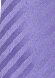 Corbata violeta rayada jacquard XXL