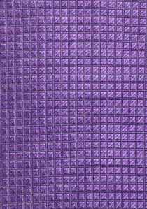 Corbata violeta metálico cuadrícula XXL