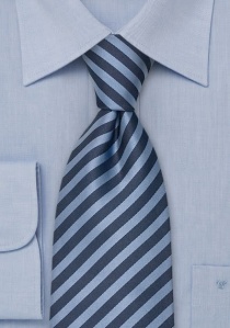 Corbata de clip azul