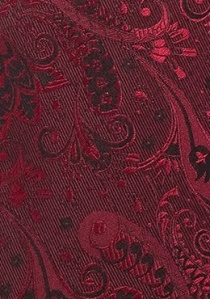 XXL-Krawatte florales Dessin rot