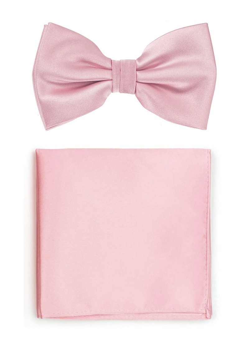 Pajarita y pañuelo de bolsillo para hombre en