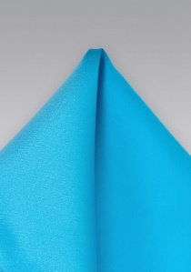 Pañuelo de bolsillo azul turquesa