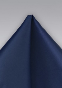 Pañuelo de bolsillo de fibra sintética azul oscuro