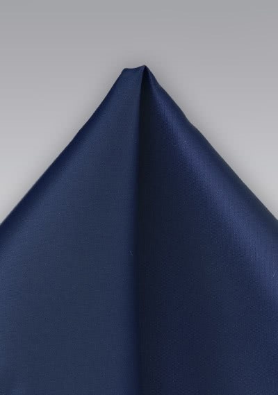 Pañuelo de bolsillo de fibra sintética azul oscuro