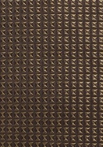 Krawatte XXL Waffel-Oberfläche mokkafarben