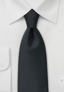 Corbata rugosa negra