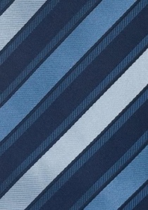 Corbata rayas tonos azules clip