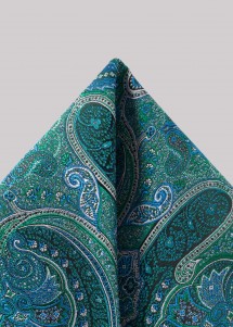 Pañuelo de bolsillo con motivo paisley