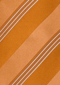 Corbata marrón anaranjado