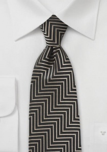 Elegante decoración XXL con borde de corbata color