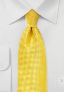 Corbata amarillo dorado lisa