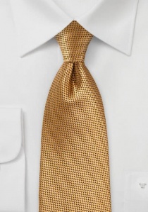 Corbata oro viejo rugosa
