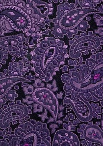 Corbata fantasía púrpura negro