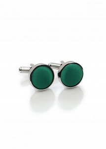Gemelos de tela verde oscuro