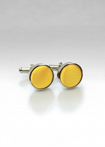 Gemelos de tela de color amarillo dorado
