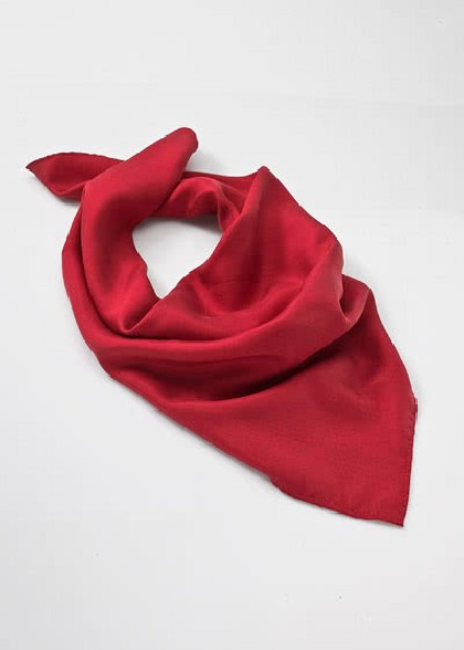 Pañuelo aus dem gleichen Stoff und Farbe